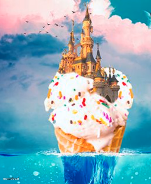 Ice cream castle - meme generator image preview