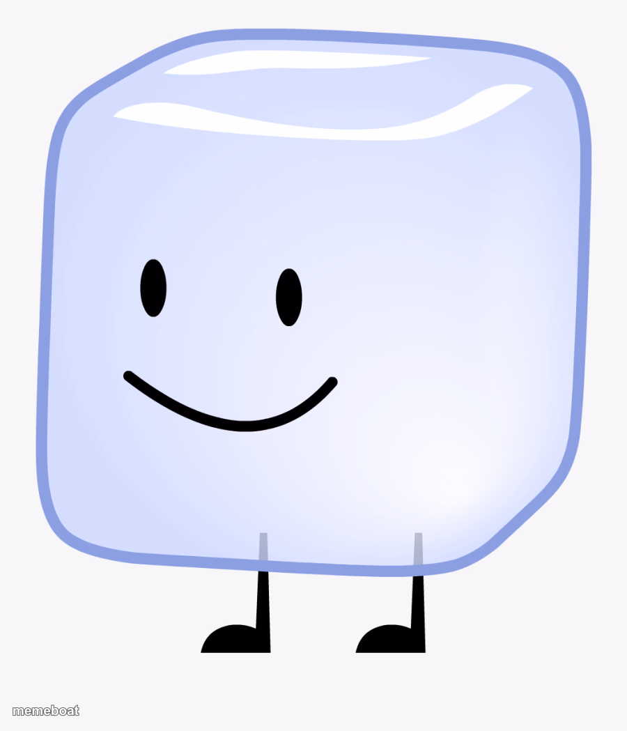 Ice cube BFDI - meme generator image preview