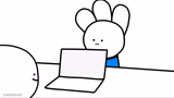 IceCreamSandwich focused on laptop