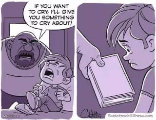If you want to cry, I'll give you something to cry about