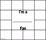 I'm a fan template