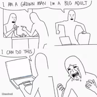 Grown Man Big Adult Breakdown