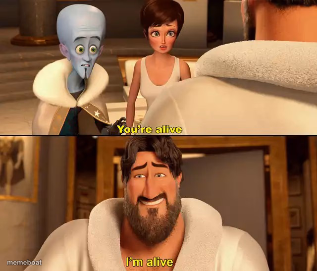 I'm alive - meme generator image preview