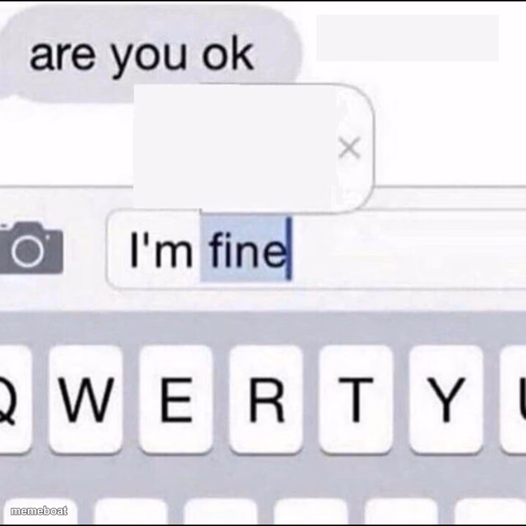 Im fine - meme generator image preview