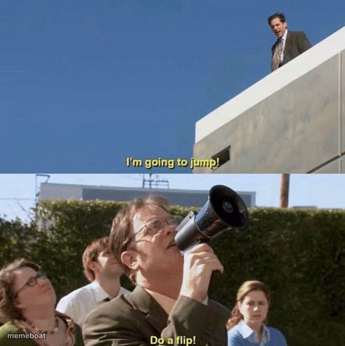 Im going to jump, do a memboat - meme generator image preview