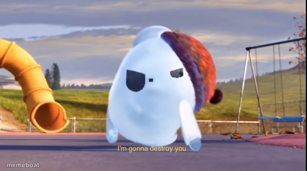 I'm gonna destroy you - meme generator image preview