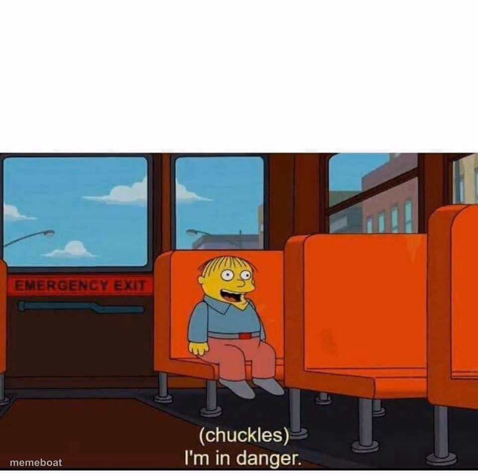 I'm in danger - meme generator image preview