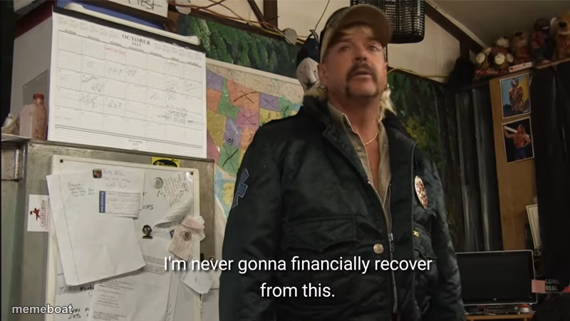 I'm never going to financially recover from this - meme generator image preview