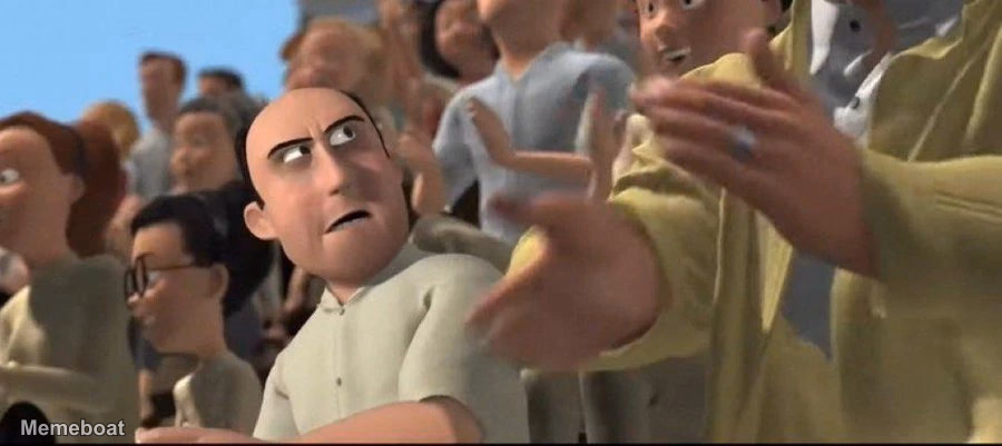 Incredibles Guy Side Eye - meme generator image preview