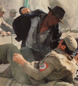 Indiana Jones Punching Nazis