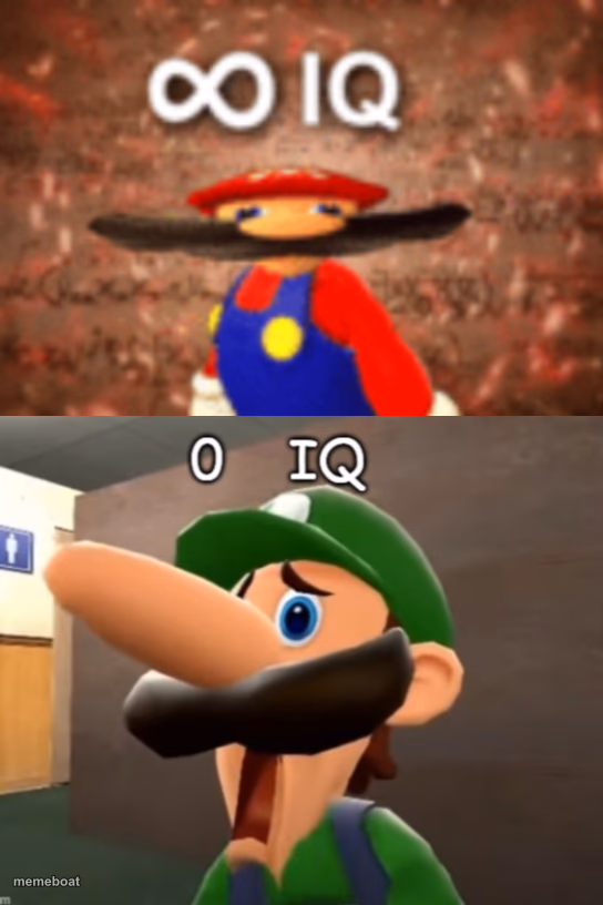 Infinite IQ vs Zero IQ - meme generator image preview
