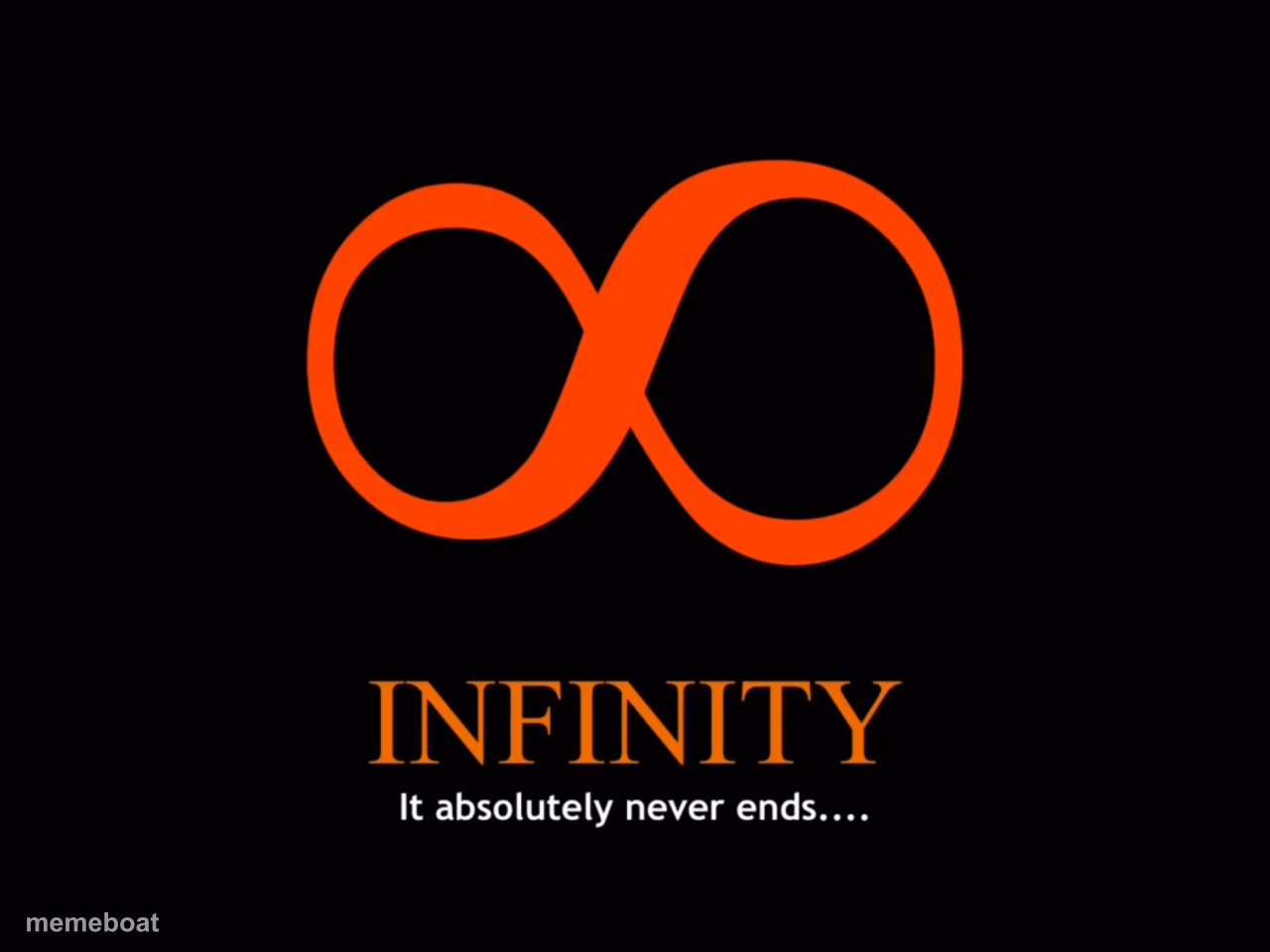 Infinity - meme generator image preview