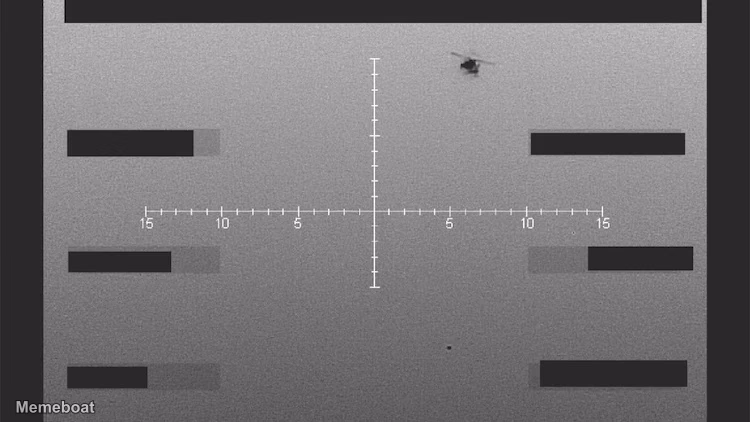 Infrared Image of a UFO - The UAP Files - meme generator image preview