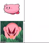 Innocent and evil Kirby