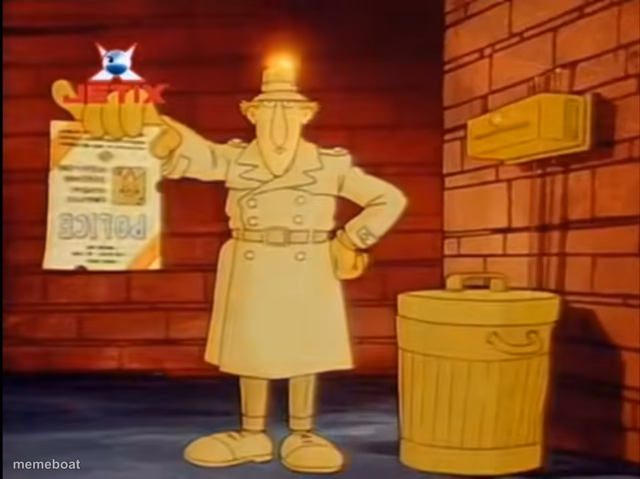 inspector gadget with papaer - meme generator image preview
