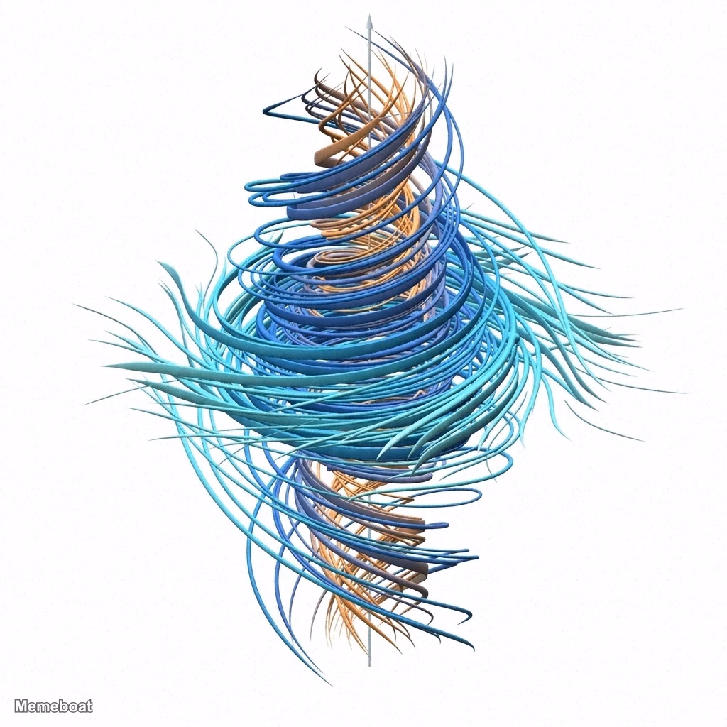 Inward Spiral and Axial Stretching / OpenAI Navier-Stokes - meme generator image preview