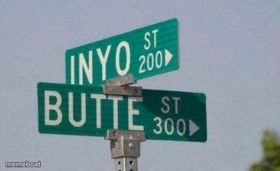 Inyo Butte Street - meme generator image preview