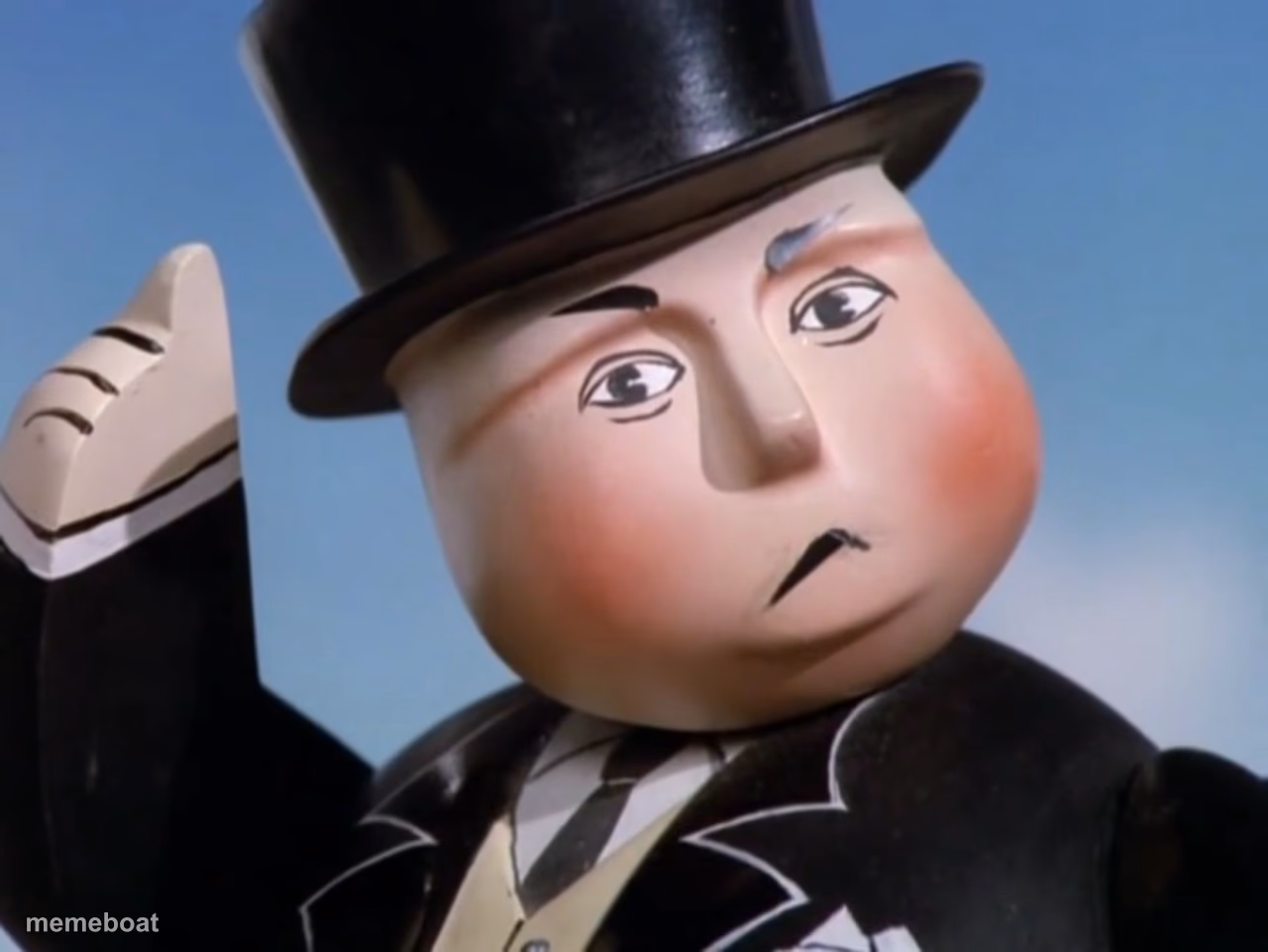 Is Sir Topham Hatt Gonna Have to Smack an Engine - meme generator image preview