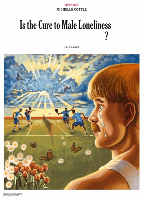Is the Cure to Male Loneliness? - meme generator image preview