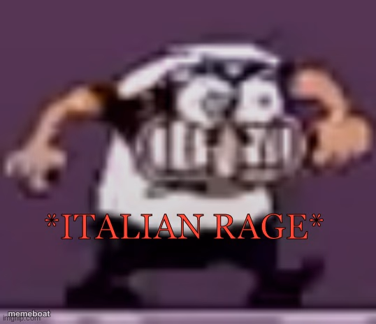 Italian Rage - meme generator image preview