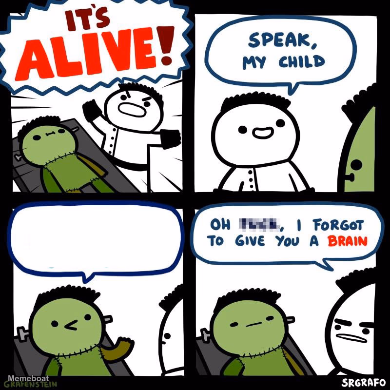 It's alive - meme generator image preview