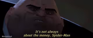 its not always about the money