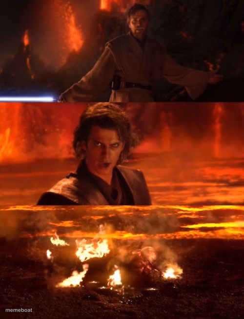 It's over anakin extended - meme generator image preview