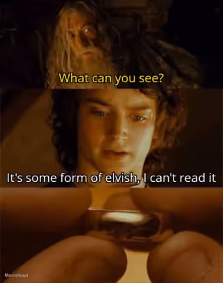 Its Some Form of Elvish