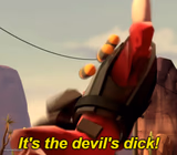 It's the devil's dick!