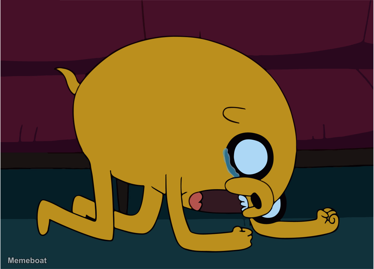 Jake Bit by Spider Screaming - meme generator image preview