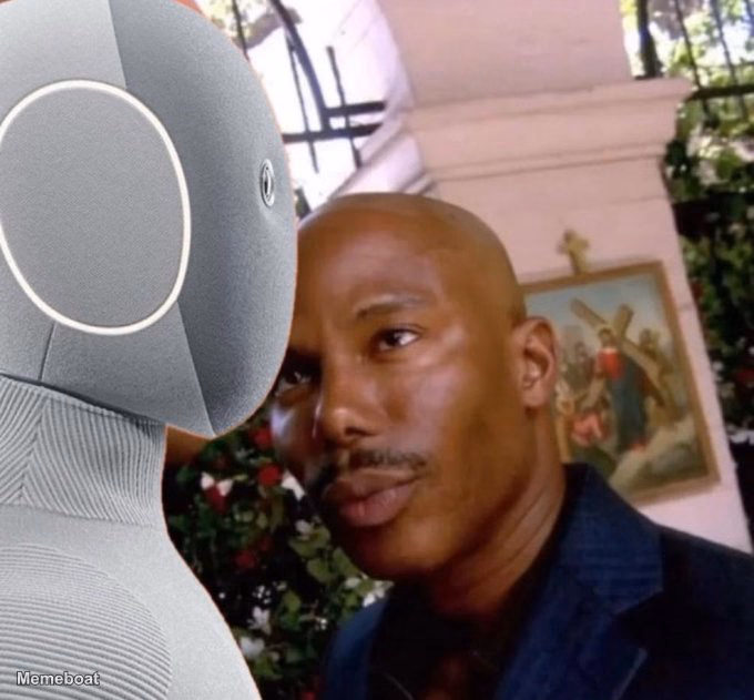 James Doakes looking at Neo Robot - meme generator image preview
