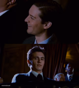 James Franco Staring at Tobey Maguire