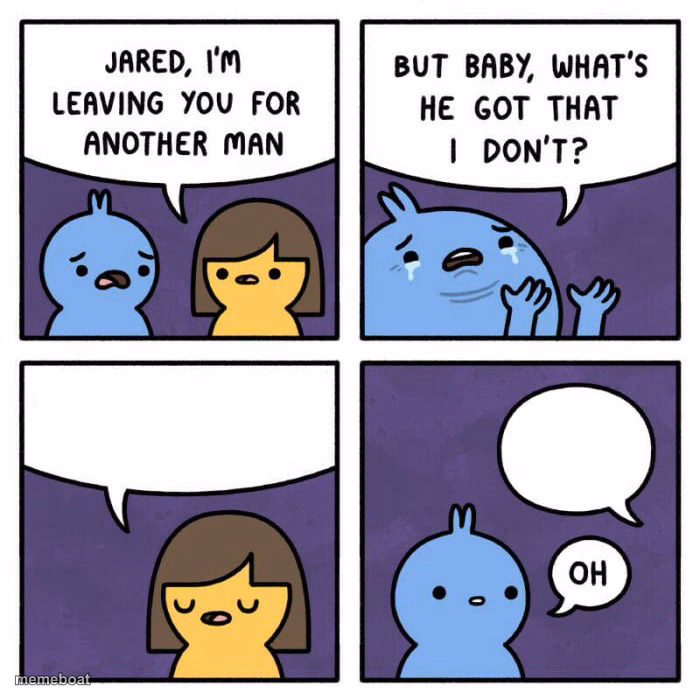 Jared I'm leaving You - meme generator image preview