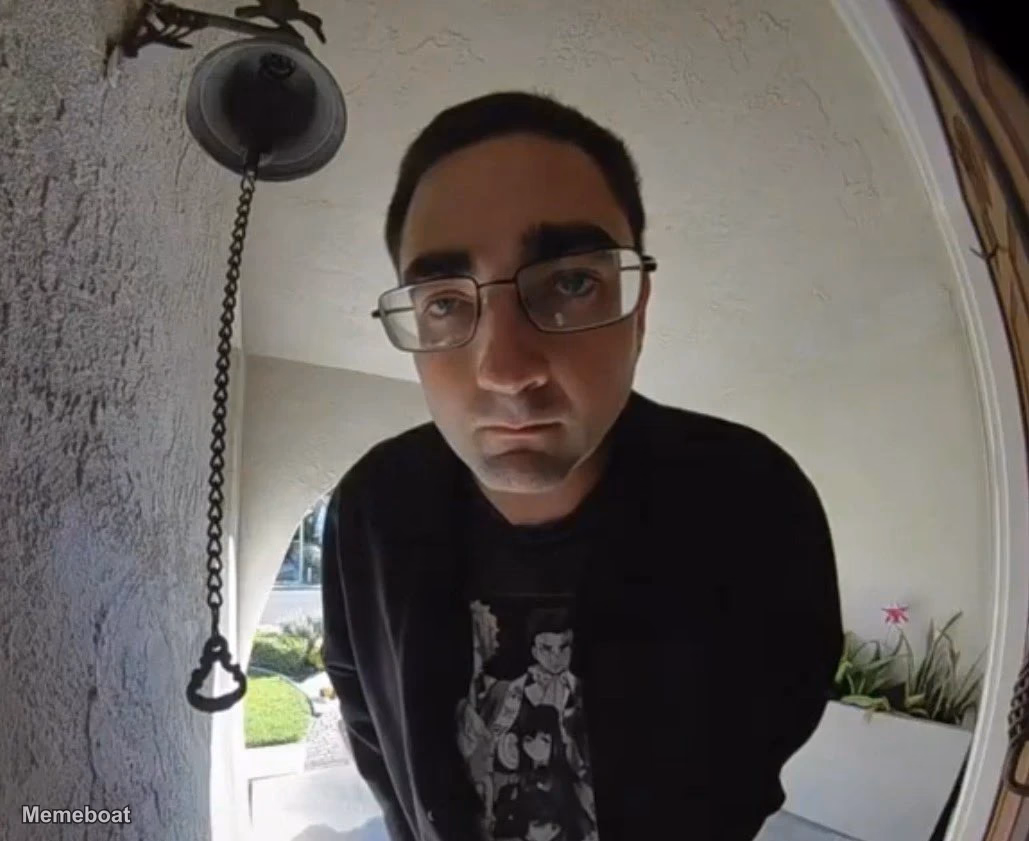 Jason Thomas Nicholas Doorbell Camera - meme generator image preview