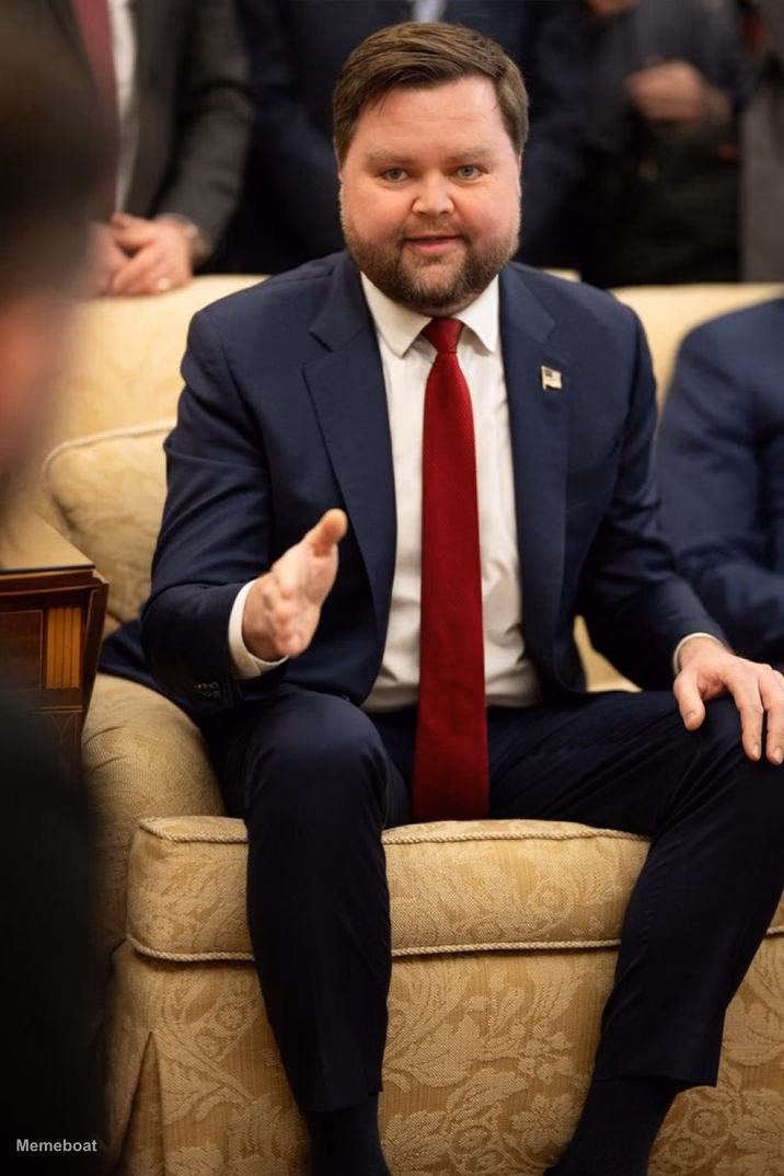 JD Vance Gesturing - meme generator image preview