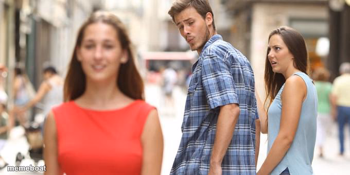 Jealous Girlfriend - meme generator image preview