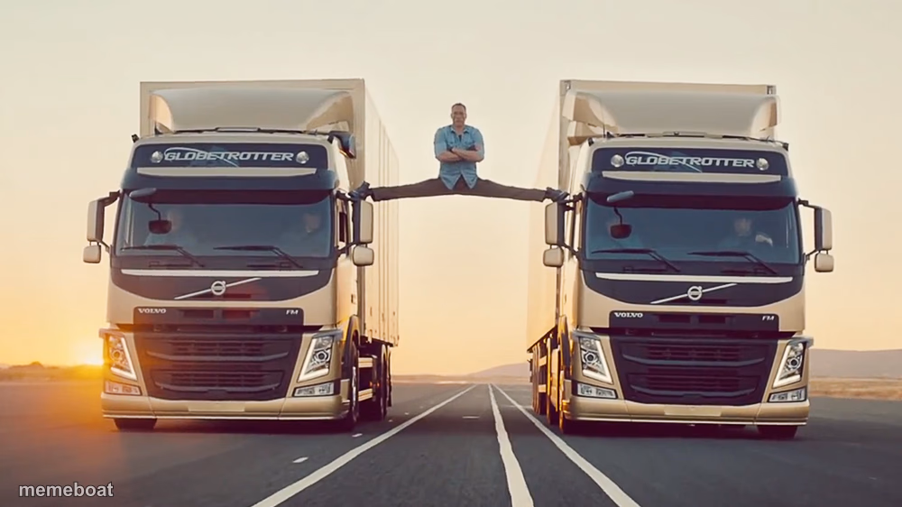 jean claude van damme split - meme generator image preview