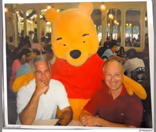 Jeffrey Epstein With Winnie the Pooh