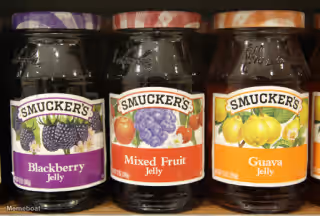 Smuckers Jelly Shelf