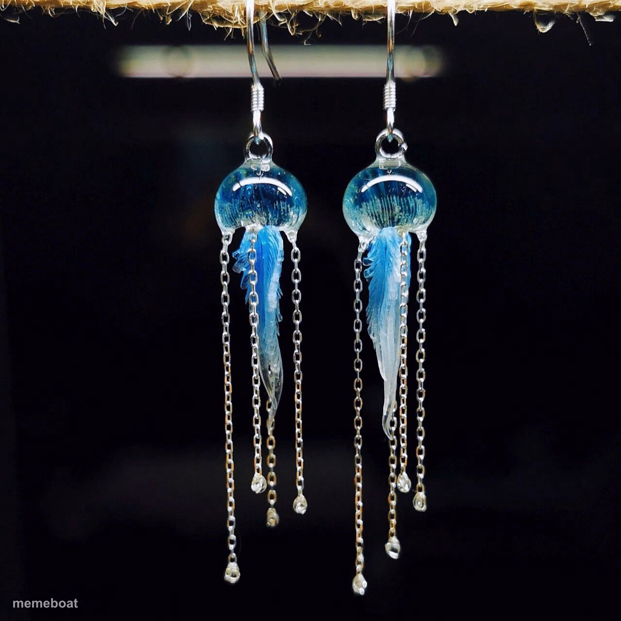 jellyfish earrings - meme generator image preview