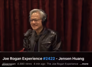 Jensen Huang on Joe Rogan