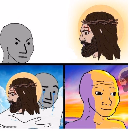 Jesus npc - meme generator image preview