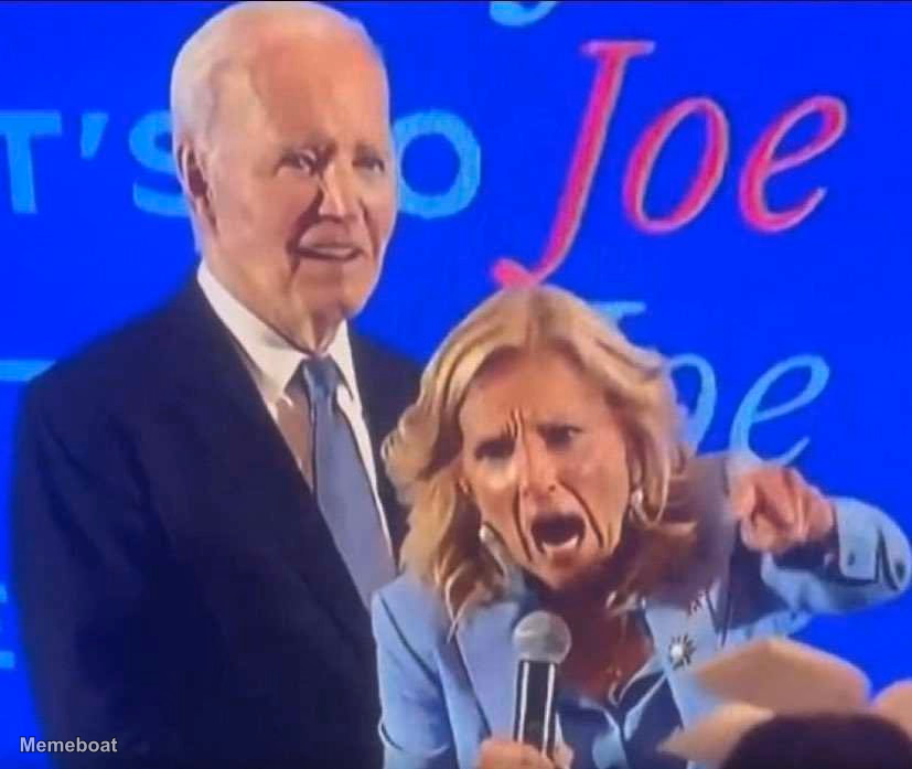Jill Biden Protects Joe Biden - meme generator image preview
