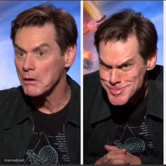 Jim Carrey 2 Panel - meme generator image preview