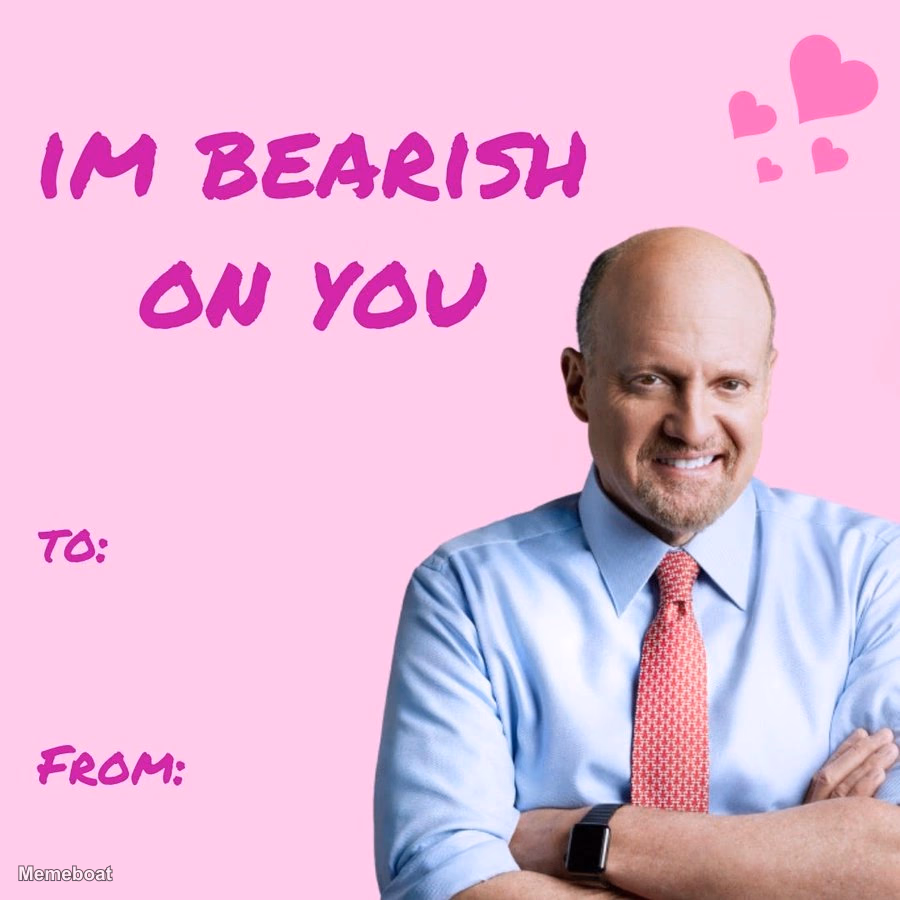 Jim Cramer 'I'm Bearish on You' - meme generator image preview