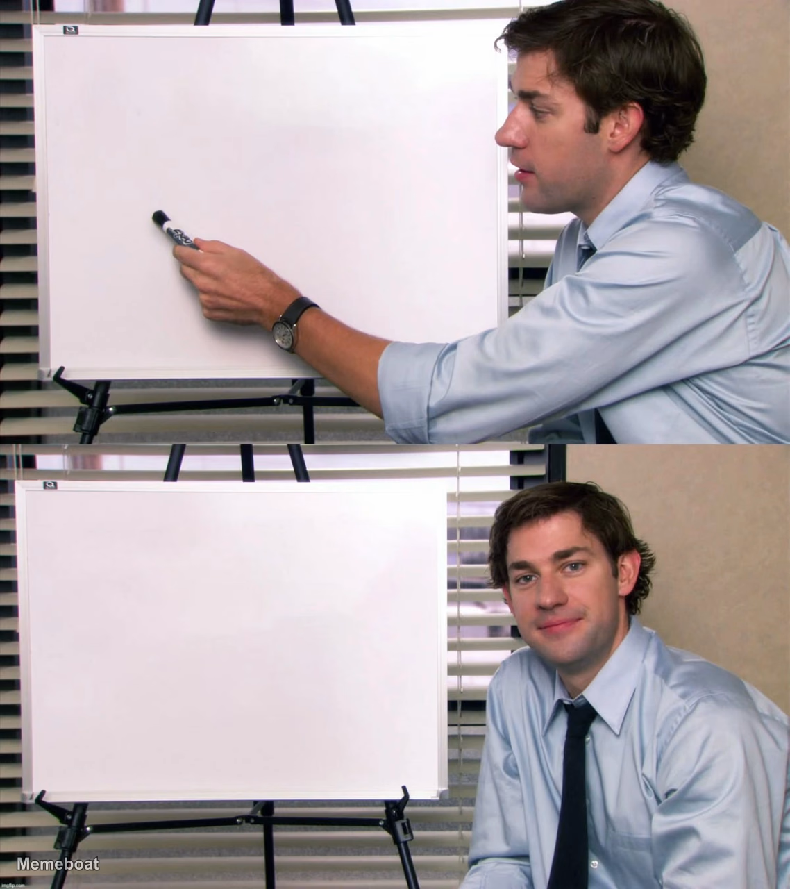 Jim Halpert Explains - "The Office" - meme generator image preview