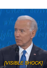 Joe Biden Visible Shock