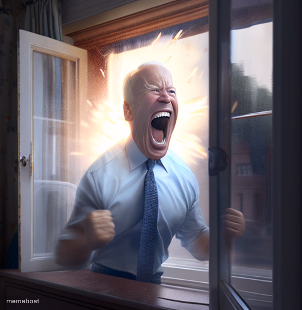 joe biden yelling - meme generator image preview