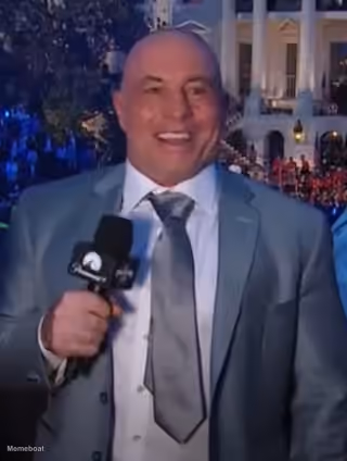 Joe Rogan Dorky Suit at UFC 250
