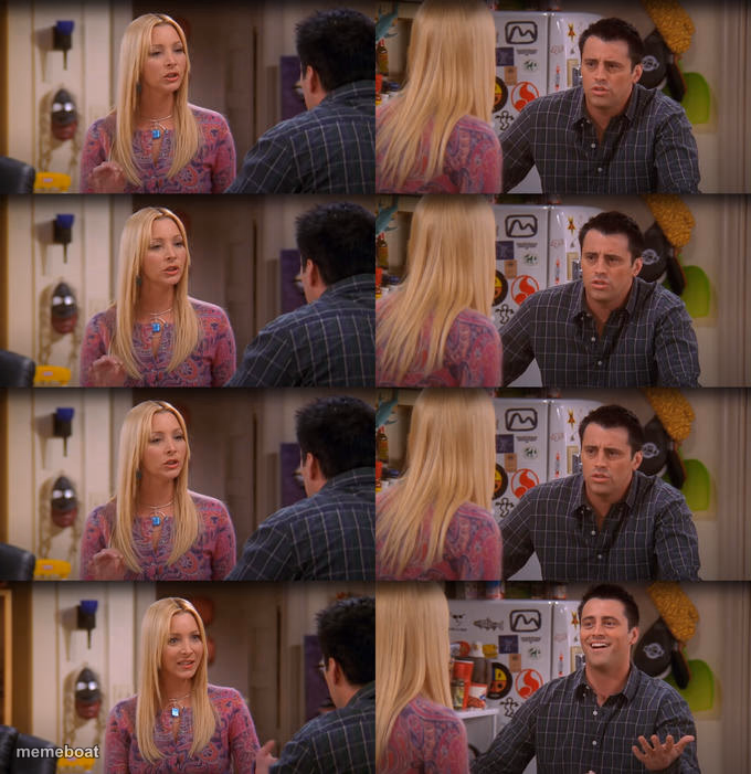 Joey Repeat After Me - meme generator image preview